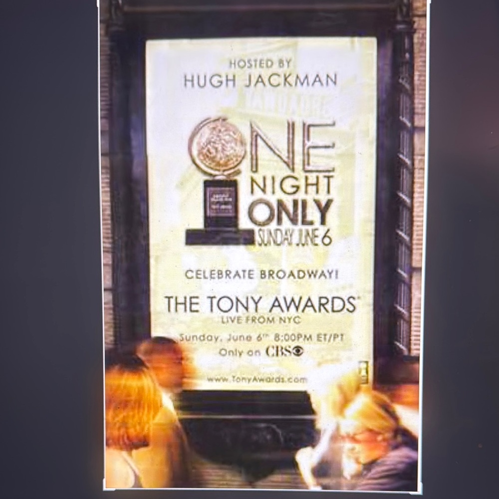 HUGH JACKMAN 2005 Tony Awards Poster